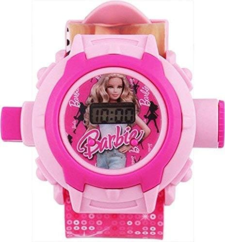 GAANU Digital Girls' Watch (Pink Dial Pink Colored Strap)