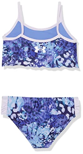 Image of Under Armour Girls' Two Piece Bikini Swimsuit, UPF 50+ Sun Protection, Quick Drying Bathing Suit