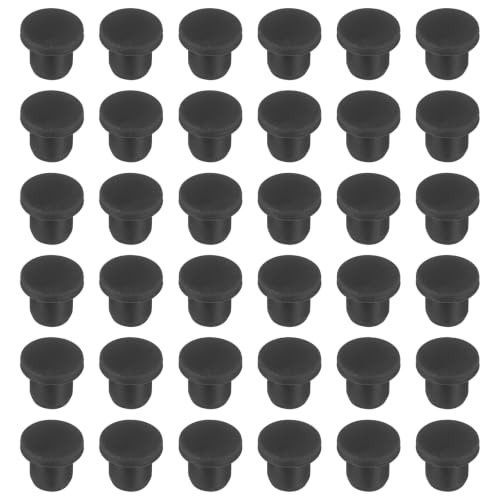 Image of MECCANIXITY 36pcs T-Shaped Silicone Plugs 9mm 11 /32 inch Dia Snap in Plug