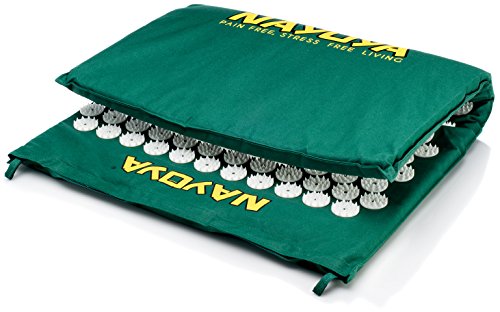 Nayoya Acupressure Mat for at Home Back Pain Sciatica Fibromyalgia Relief
