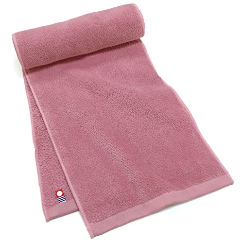 村上タオル 今治タオル スポーツタオル 16色 エムカラー 22x135cm 速乾 スイムタオル マフラータオル m-st1 (No.84 ローズピンク)