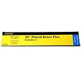 Zareba 10 Inch Galvanized Brace Pin for Electric Fence - Durable Galvanized Steel Construction - 5 Pack - HTBP10