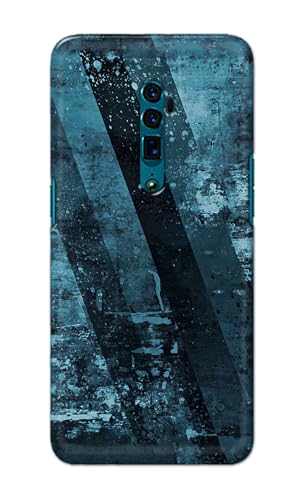 Image of Printed Hard Back Cover for Oppo Reno 10x Zoom Back Cover (Rugged Background -J1) -190724(EA)
