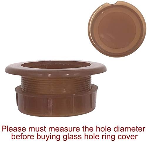 Do4U Patio Table Umbrella Parasol Hole Ring Plug and Cap Set (Topaz)