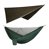 Hamac d'extérieur avec auvent : offre une protection solaire suffisante pour couvrir votre tente de camping, votre équipement de randonnée ou de vélo, et votre hamac. tente imperméable avec auvent