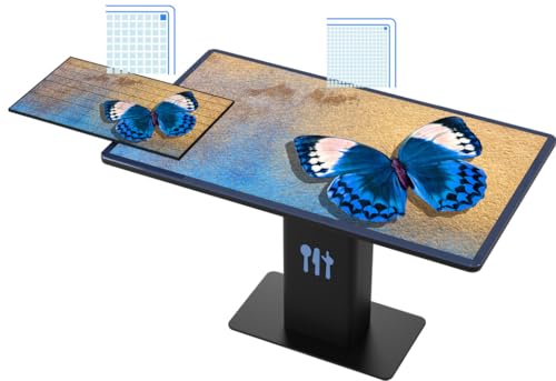 Image of Interactive Restaurant Table, 4K Display, Diamond-Hard Safety Glass, Unlimited Multi-Touch Surface, Contactless Payment, Reinforced Steel Body, A Wafer-Thin Frame and Solid Glass Surface