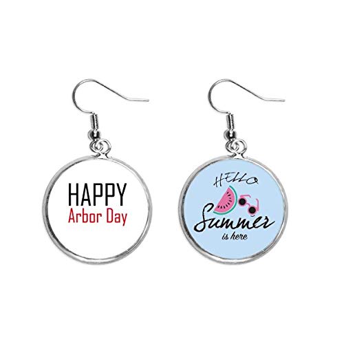 Pendientes de sandía para el festival del árbol y tus fiestas camperas de verano