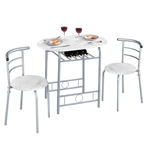 Yaheetech 3-teilig Balkonmöbel, Gartenmöbel, Balkonset aus Holz,...