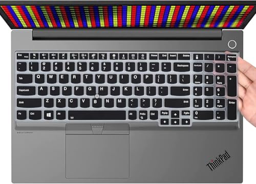 Image of OJOS Keyboard Cover for Lenovo Thinkpad E15, L15, T15, P15, P52, P72, P53, P73, T15 Plus - Black