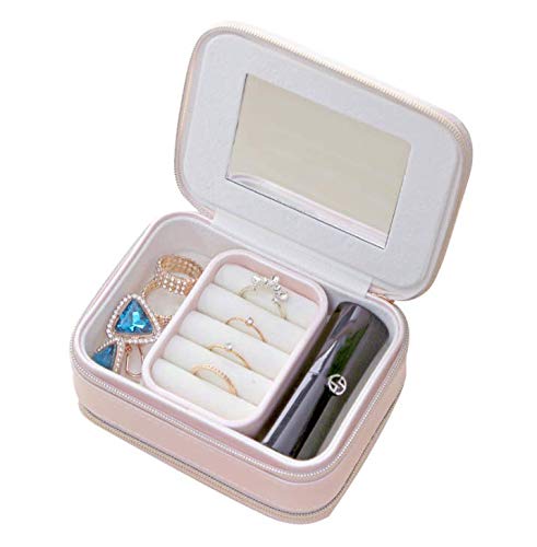 ERQI Leather bags Makeup Bags ,Cosmetic Bag 3 Packs Travel Makeup Bag for Women Portable Makeup Bag Organizer Waterproof and Durable Makeup Bag for Purse with Gold Zipper PU Leather for Women Girls Brown
