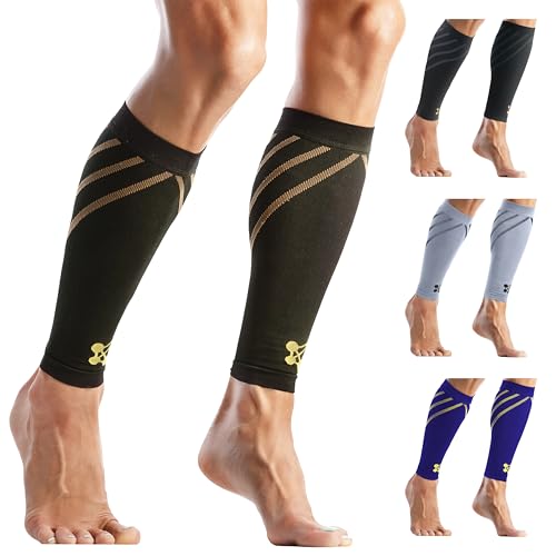 Calf Compression Sleeve for Men & Women &ndash;Leg Compression Sleeve for Shin Splint Relief, Leg...