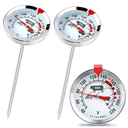 CloudHand Meat Thermometer 2 Pack with Large Dial