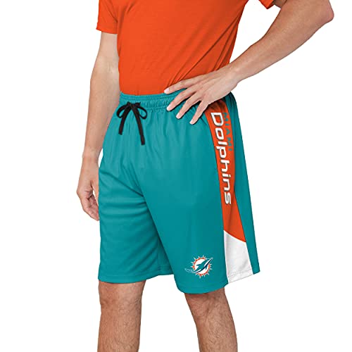 Image of FOCO NFL Mens NFL Team Logo Side Stripe Training Shorts