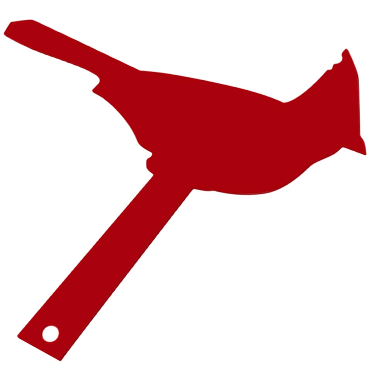 IWOWHERO Red Bird Mailbox Flag Decorative Stake Sign Bird Ornament Outdoor Yard Garden Decor Mailbox Decor