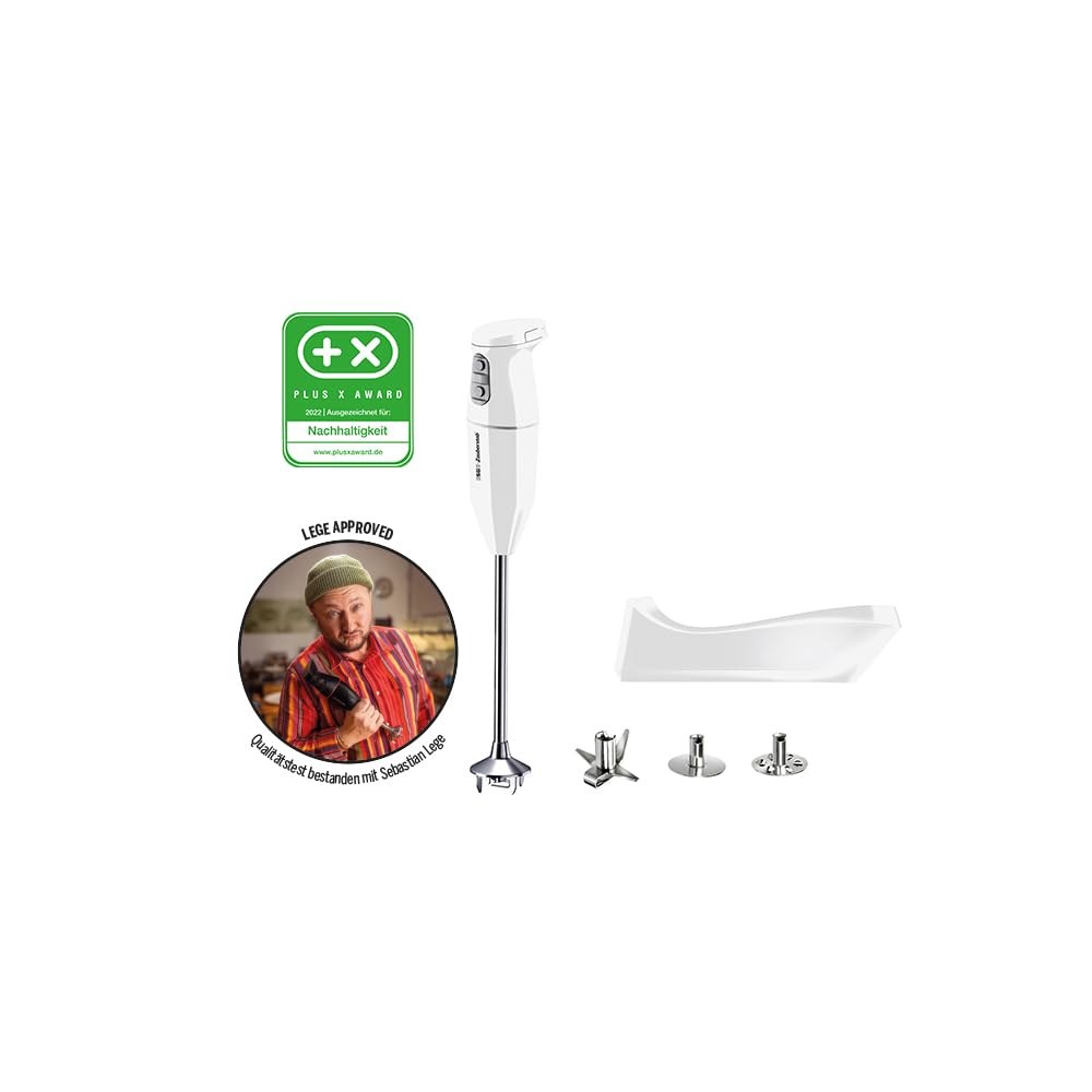 ESGE Zauberstab Cordless PRO, kabelloser Profi Akku Stabmixer mit Zubehör
