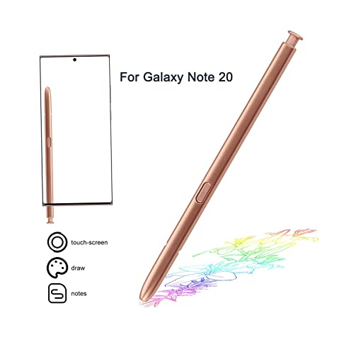 Stylus de repuesto Galaxy Note 20 dorado con control remoto bluetooth para SM-N986U1 7