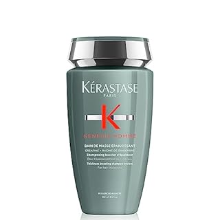 Kérastase Genesis Homme Bain De Masse Epaississant, Men’s Thickening Shampoo for Weakened & Thin Hair, 250 ml