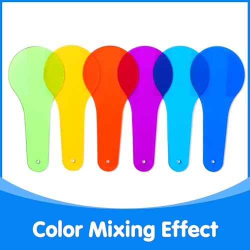 Image of 18 Pcs Color Paddles - Engaging Color Mixing Toy for Kids (Pack of 3)