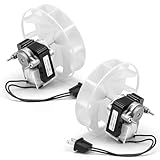 99080166 BP28 Bathroom Fan Motor with Blower Wheel by Fetechmate Fit for Bro-an Nu-Tone 655 679 657 658 Exhaust Fan Motor 70cfm 1.4 Amp 3000RP 120V CCW (2 Pack)