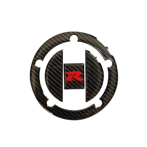 Kit sticker réservoir moto carbone Suzuki GSXR anti-rayures clés et zip