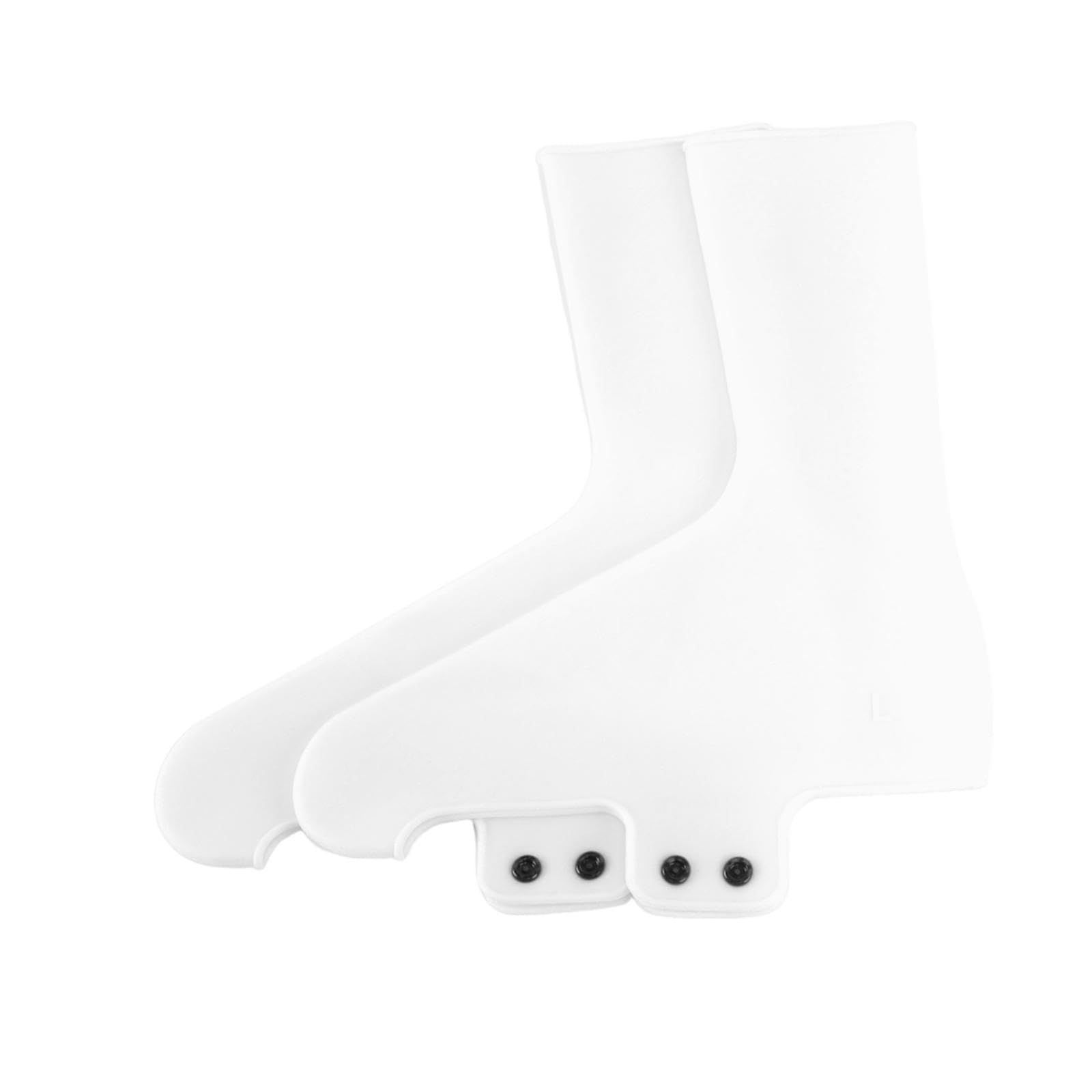 Generic Lot de 2 Couvre-chaussures de Cyclisme, Couvre-chaussures de Vélo Imperméables, Couvre-chaussures de Professionnels En Silicone pour Chaussures, Blanc M