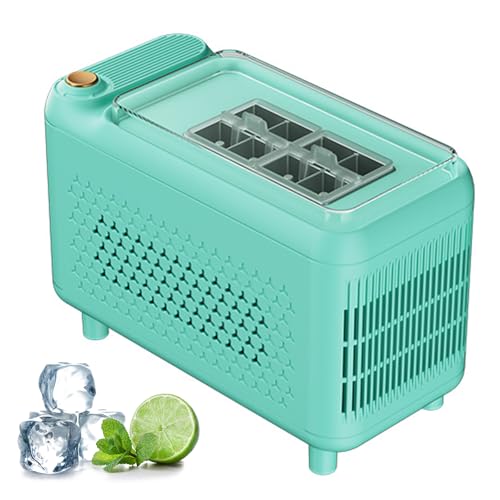 Máquina de hielo portátil de 120W y 8 cubos con palanca para oficina