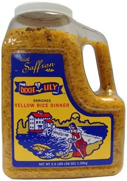 Dixie Lily Enriched Yellow Rice Dinner, 3.5 Pound
