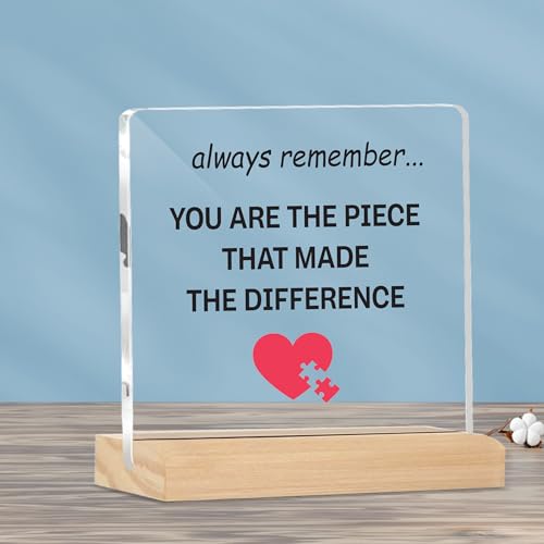 Image of Giftplease Mentor Plaque with Wooden Stand Personalized Gift for Mentor, Coach, Teacher, Appreciation Keepsake, Clear Desk Decor, Inspirational Thank You Gift, Office Table Display MP 78
