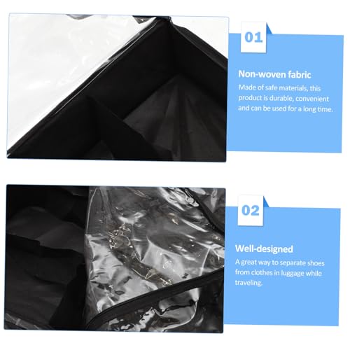 Estuche para zapatos de material resistente transpirable contra el polvo del suelo 8