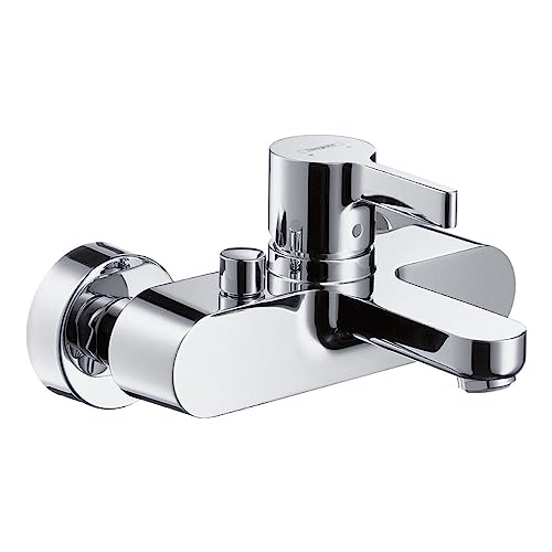 Preisvergleich Produktbild hansgrohe Metris S Aufputz (Einhebel Wannenarmatur, für 2 Funktionen) Chrom