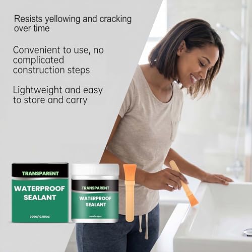 Invisible Waterproof Sealant adhesivo transparente 2 piezas miniatura 7