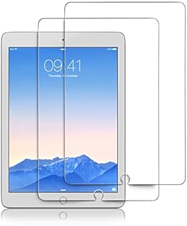 Screen Protector For iPad 9/8 / 7 (10.2-Inch, 2021/2020 / 2019 Model, 9th / 8th / 7th Generation), Tempered Glass Film, 2 Pack (Transparent)