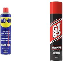 WD-40 Multi-Use Product - 600ml Can - The Ultimate Lubricant, Rust Protection, Penetrant & GT85 Spray 400ml Lubricates, Cleans & Protects Metal/Composite, Rust Defense, Stuck Parts Ease