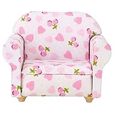 【Adecuado para casa de muñecas】 Con una decoración con estampado de corazones y fresas, lleno de un ambiente pastoral romántico, agradable a la vista ... Adecuado para todos los estilos de escenas de casas de muñecas.