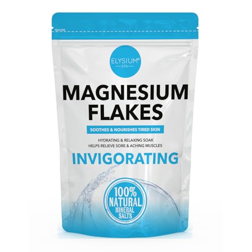 Elysium Spa 100% Natural Mineral Salts - Magnesium Flakes (500g)