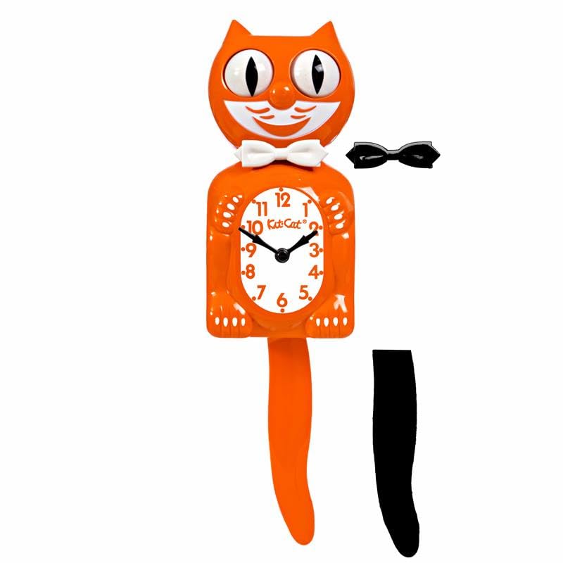 Amazon.com: Kit Cat Klock Orange Harvest : Home & Kitchen