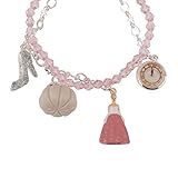 N2 Armband Charms Cinderella silber white