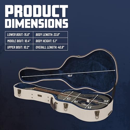 Image of Gator Cases Journeyman Series Deluxe Wood Case for Resonator Style Acoustic Guitars