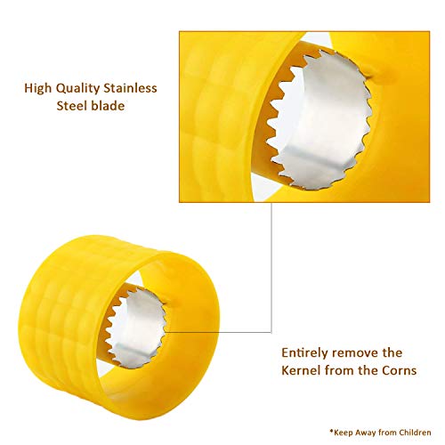Corn Cob Stripper Peeler Cutter Stripping Corn Kernels Remover Kitchen Gadgets Set, 1 Pc per Box, Thresher Tool
