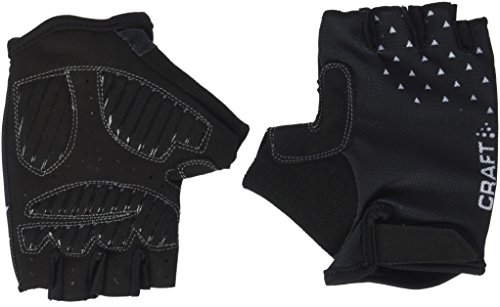 Craft Go Glove, Guanti da Ciclismo. Uomo, Nero/Bianco, 11/XL