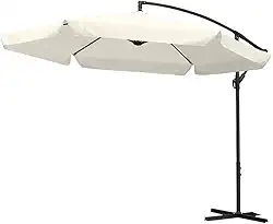 Ombrelone Suspenso Lateral 3m Piscina Quintal Jardim