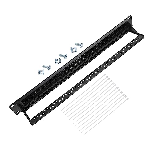 DIYEAH Port Network Patch Panel Module Rack Mount for Easy Installation Office and Machine Rooms and Ethernet
