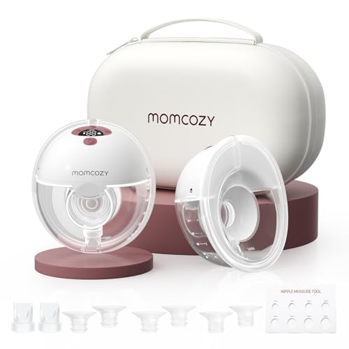 Momcozy M5 Smart Wireless Wearable Breast Pump (2-Pack)
