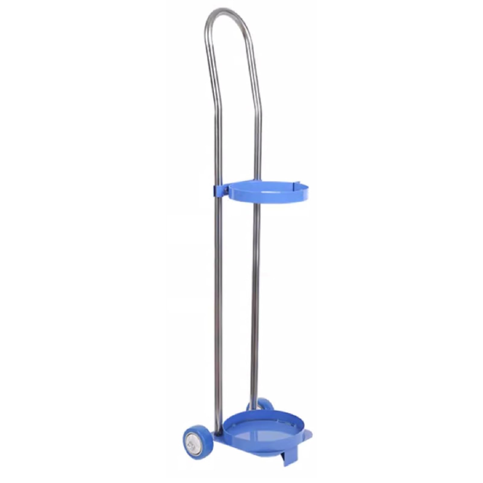 GHHVFEC Heavy-Duty Oxygen Tank Holder Cart with Wheels, Portable Gas Cylinder Carrier for Storage and Transportation, CO2 Bottle Organizer