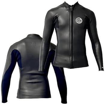 Amazon | 2023 RIPCURL OMEGA CLASSIC FRONT ZIP LS TOP/リップ