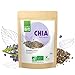 ESPRIT BIO – GRAINES DE CHIA BIO 200g – Superaliment – Omega-3 – en Topping – 100% Bio et Vegan