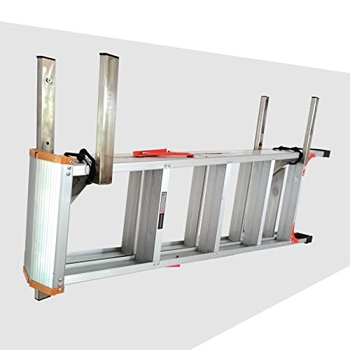 Gaeaauto 2Pcs Universal Cargo Side Mount Ladder Racks Fit For Enclosed Trailers Exterior Or Interior Side Wall, Stainless Steel #TOP7