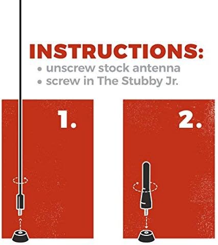 Miniatura 7 de CravenSpeed Stubby Jr Antena compatible con Nissan Frontier 1998-2018  2 pulgadas  Reemplazo de antena corta  Fabricado en los Estados Unidos