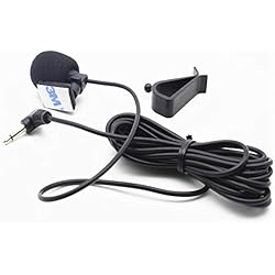 Micrófono Profesional Para Radio Fm Micrófono Externo de 3,5 mm Micrófono estéreo para automóvil para Unidad Principal del vehículo con estéreo, Radio, GPS y DVD habilitados para Bluetooth
