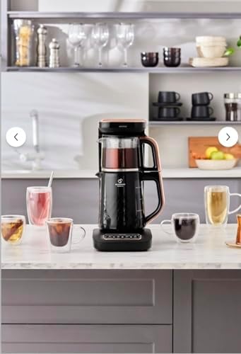 Karaca Robotea Pro Quartz 4 in 1 Konuşan Çay Makinesi Black Copper - Görsel 3